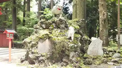 富士山東口本宮 冨士浅間神社の狛犬