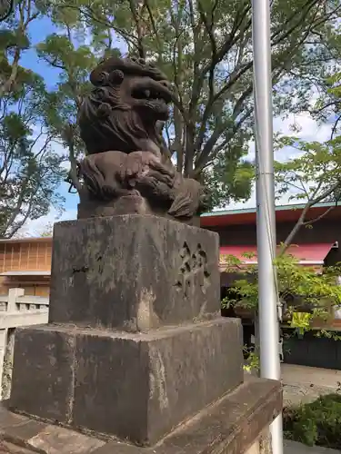 多摩川浅間神社の狛犬