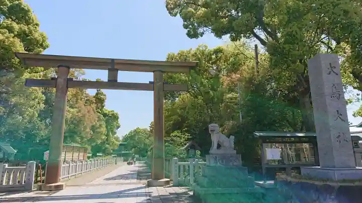 和泉國一之宮 大鳥大社の鳥居