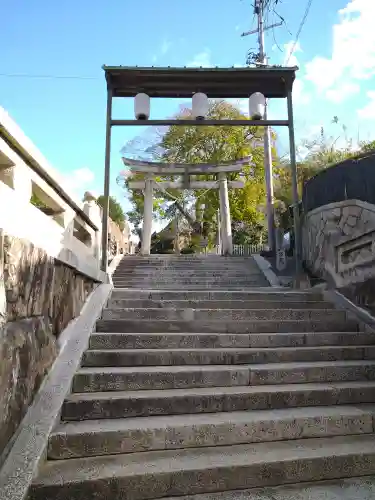 阿智神社の鳥居