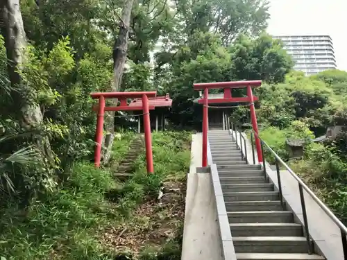 白旗神社の鳥居