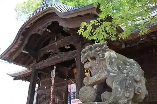 阿邪訶根神社の狛犬