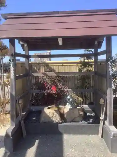 中島黒體龍王大神社の手水舎