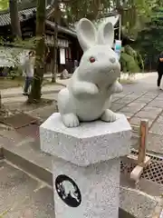 岡崎神社の狛犬