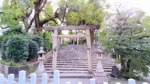 白山神社（新栄）の鳥居