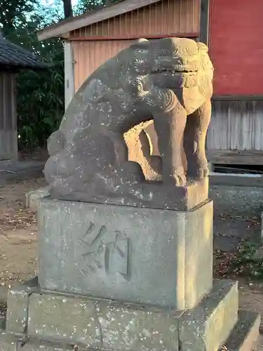 根神社の狛犬