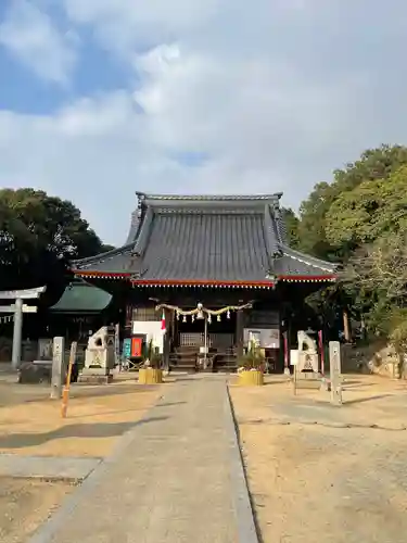 安岡八幡宮の本殿