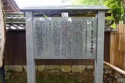 𠮷水神社（吉水神社）の歴史