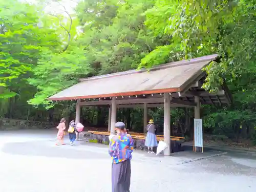 伊勢神宮内宮（皇大神宮）の手水舎