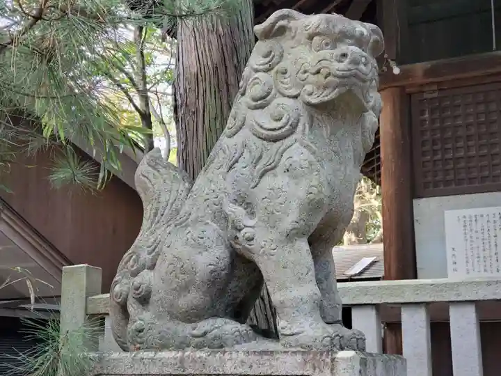矢作神社の狛犬