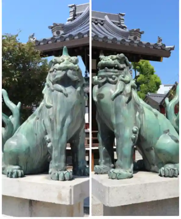 野田恵美須神社の狛犬