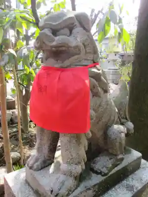 北向山不動院の狛犬