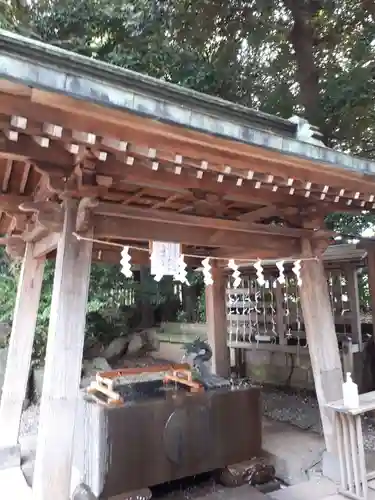 川越氷川神社の手水舎