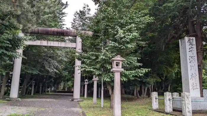 深川神社の鳥居