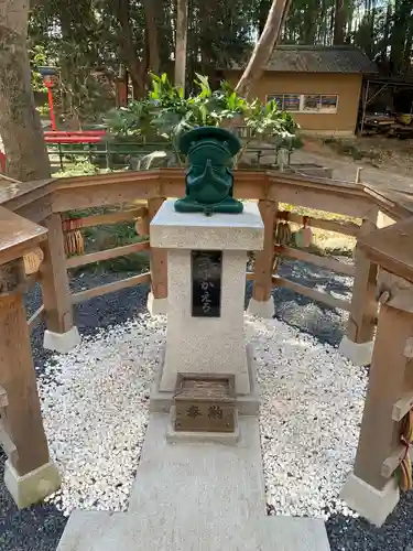 間々田八幡宮の狛犬