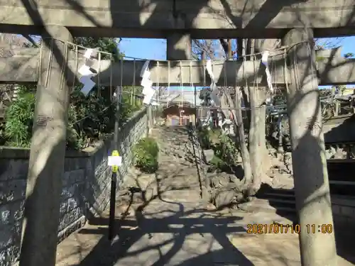 田端八幡神社の鳥居