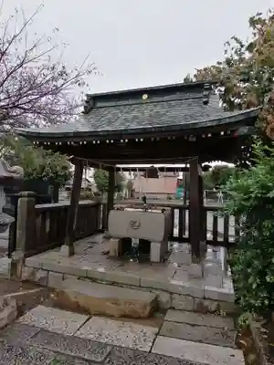 健田須賀神社の手水舎
