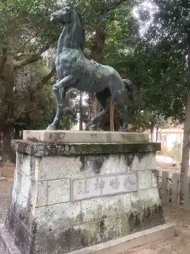 八幡社の狛犬