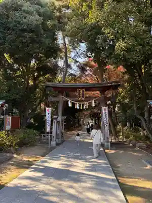 辛國神社の鳥居