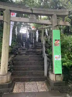 多摩川浅間神社の鳥居