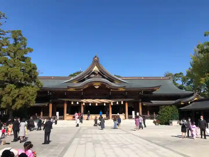 寒川神社の本殿・本堂