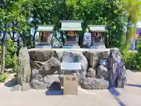 秋葉社・須佐之男社・豊受神社の本殿・本堂