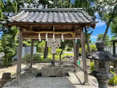 江島若宮八幡神社の手水舎