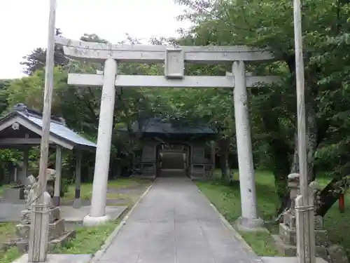 由良比女神社の鳥居