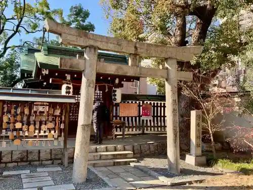 生國魂神社の鳥居