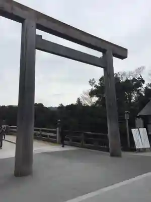 伊勢神宮内宮(皇大神宮)の鳥居