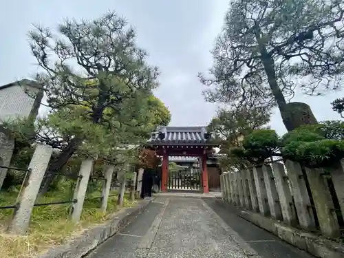 恋塚浄禅寺の山門