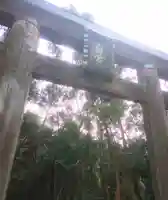 高良大社奥宮(奥の院)の鳥居