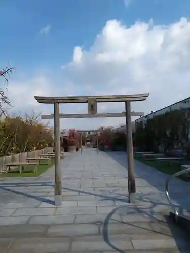 鉄道神社の鳥居