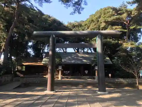 埼玉縣護國神社の鳥居