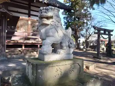 白鳥神社の狛犬