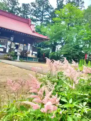 岡部春日神社～👹鬼門よけの🌺花咲く🌺やしろ～(福島県)