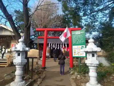 武州与野天祖神社の鳥居