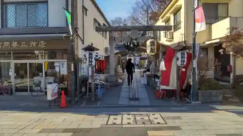 川越熊野神社の鳥居