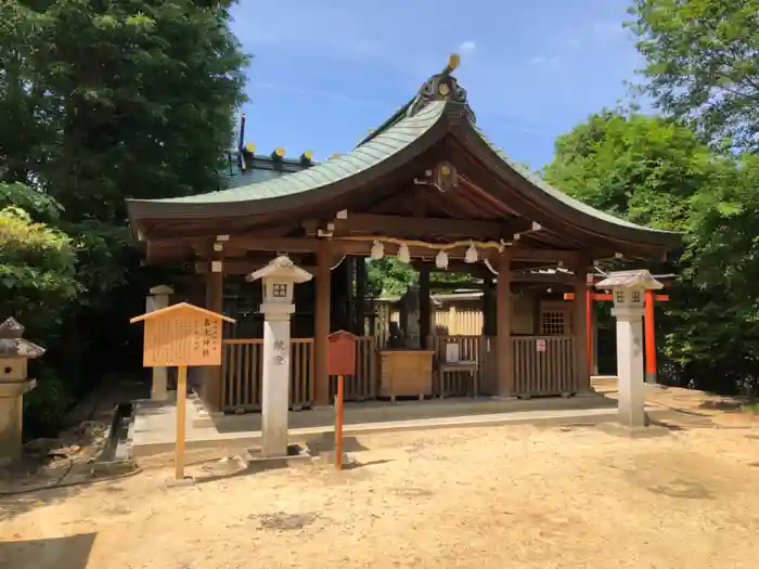 名次神社の本殿