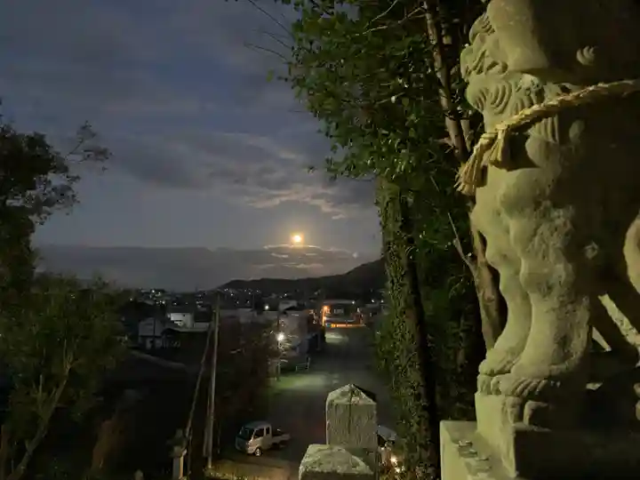 川田八幡神社の狛犬
