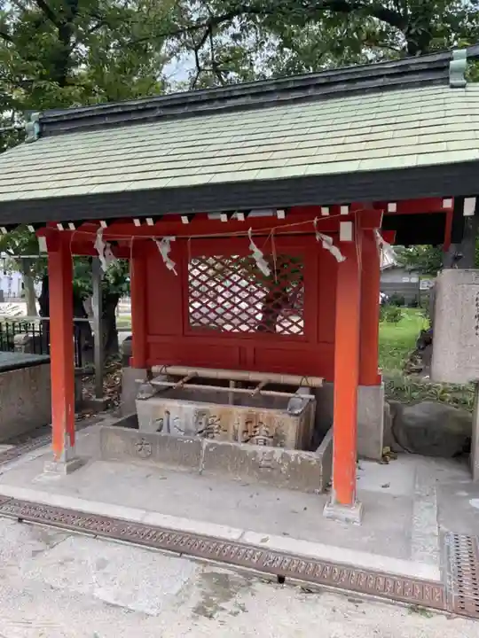 宿院頓宮の手水舎