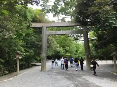 伊勢神宮内宮(皇大神宮)の鳥居