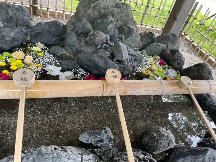 湯倉神社の手水舎