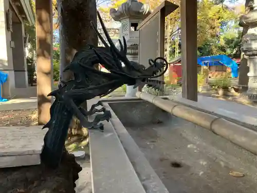 丸子山王日枝神社の手水舎