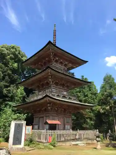 岩殿山安楽寺（吉見観音）の塔