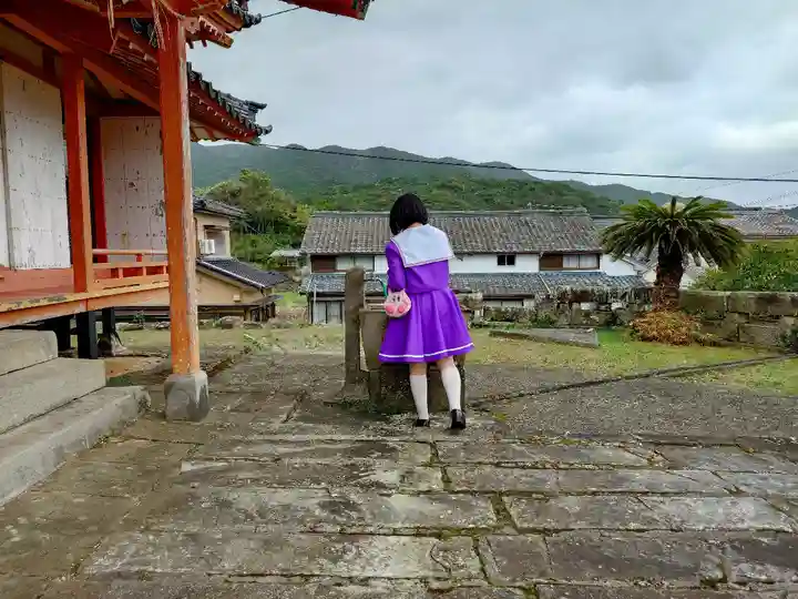 孕神社の手水舎