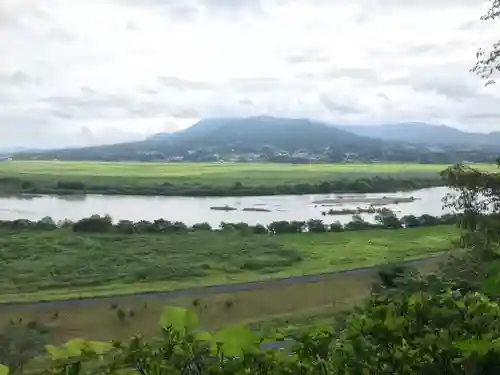 高館義経堂の景色