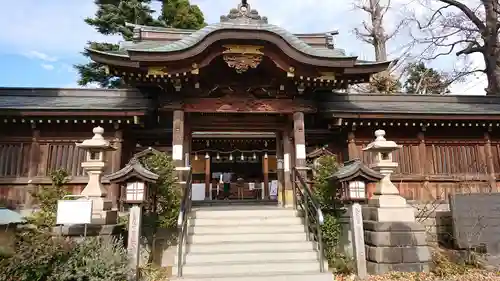 鳩ヶ谷氷川神社の山門・神門