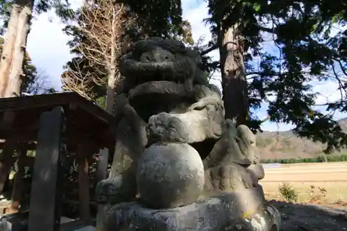 高司神社〜むすびの神の鎮まる社〜の狛犬