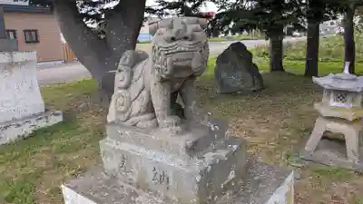 十勝神社頓宮の狛犬